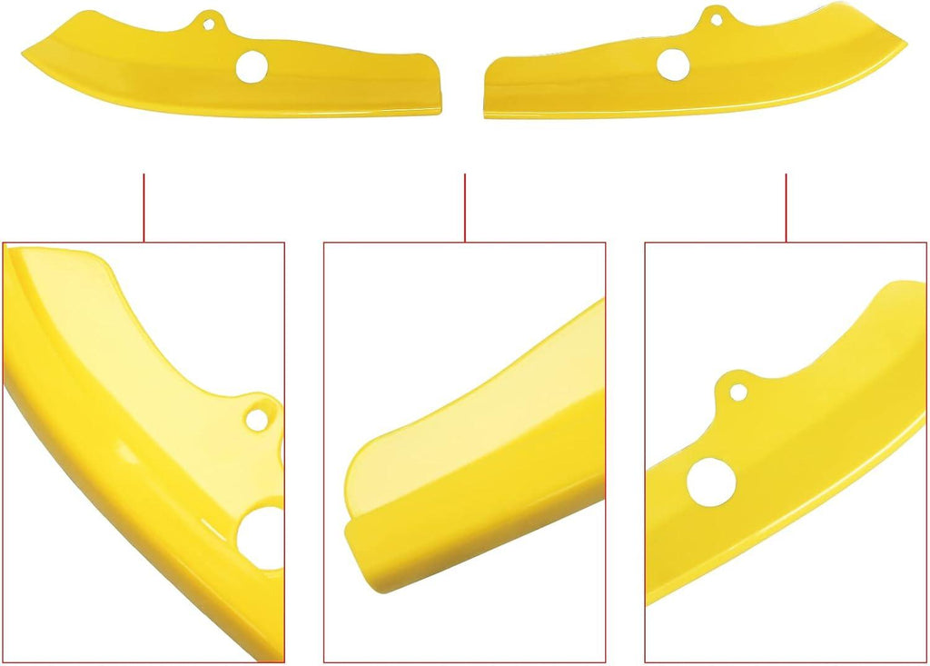 NINTE For 2015 - 2023 Dodge Challenger Scat Pack 2019 - 2023 R/T GT Front Lip Bumper Guard Front Splitter 2PCs - NINTE