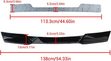 Charger l'image dans la galerie, NINTE for Chevy Chevrolet Corvette C5 1997 - 2004 ZR1 Rear Spoiler Extended Style ABS Painted Rear Trunk Spoiler Bodykit Rear Wing with Acrylic Panel - NINTE