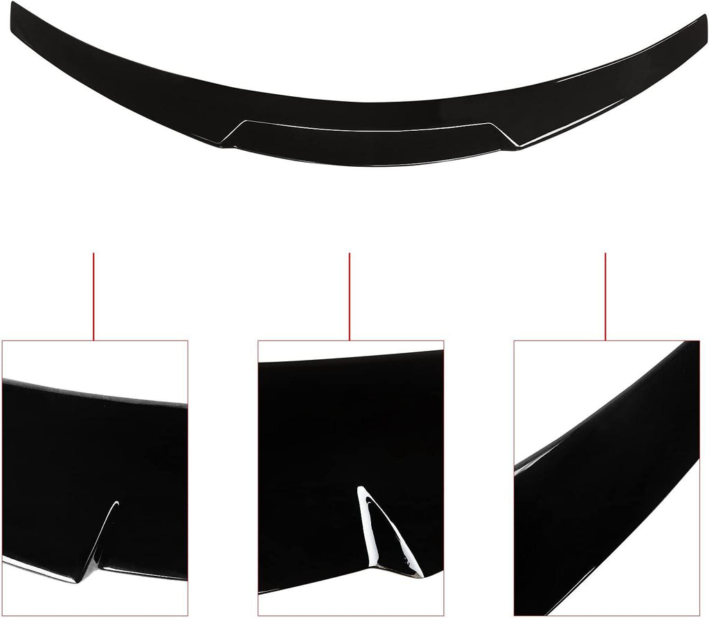 NINTE For 2008 - 2013 BMW 1 Series E82 128i 135i 2DR COUPE Rear Spoiler M4 Style Trunk Wing - NINTE