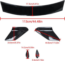 Load image into Gallery viewer, NINTE Rear Spoiler Fit for 2016 - 2021 Honda Civic 10th Generation Hatchback Gloss Black ABS Painted Type R Style Rear Trunk Spoiler Bodykit Rear Wing - NINTE