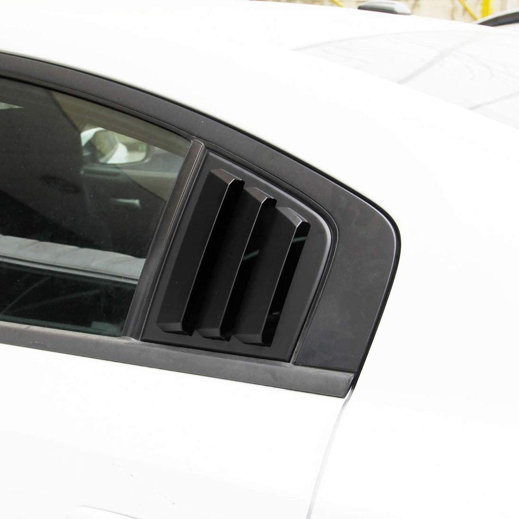 NINTE For 2011 - 2023 Dodge Charger Side Window Louver Cover Air Vent Scoop Shades - NINTE