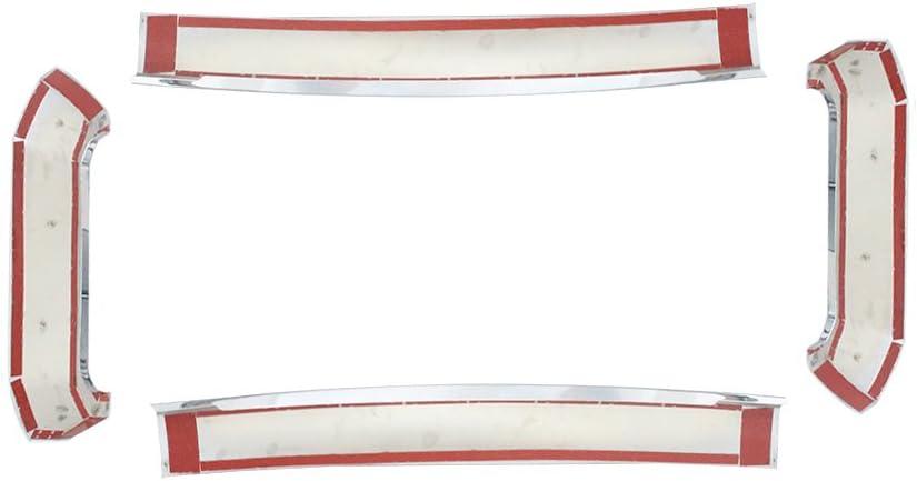 NINTE Grill Covers for 2011 - 2016 Ford F - 250 350 450 550 Super Duty Front Bumper Hood Grille Cover - 4pcs(NOT the Replacement) - NINTE