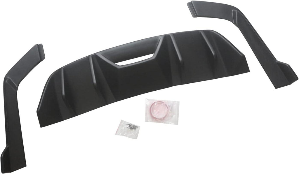 NINTE Rear Diffuser Fit For 2015 - 2017 Ford Mustang HN Style Rear Bumper Diffuser ABS Rear Bumper Diffuser Rear Bumper - NINTE