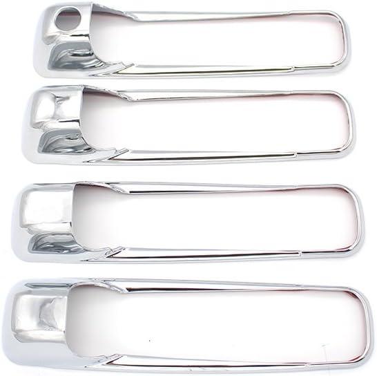 NINTE For 2009 - 2018 DODGE RAM 1500/2500/3500/HD Door Handle Covers ABS Painting Door Handle Caps W/1 key hole - NINTE
