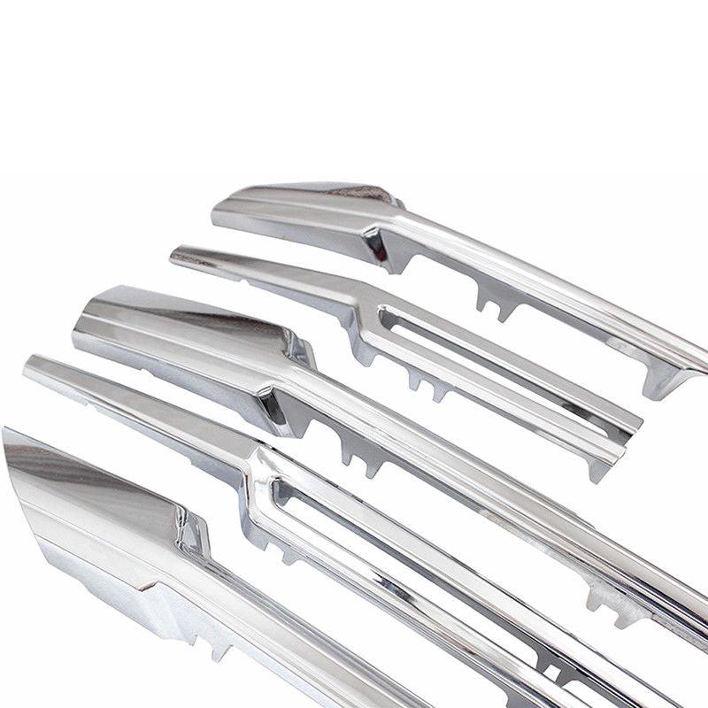 NINTE For 2018 - 2021 GMC Terrain SL SLE Front Grille Overlay Grill Cover Gloss Black Chrome - NINTE