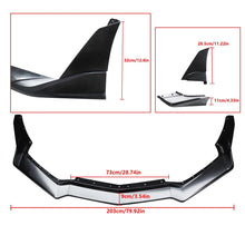 Cargar imagen en el visor de la galerĆa, NINTE For 2020 - 2025 Chevrolet Corvette C8 Front Lip Stingray Z51 7PCs ABS Front Bumper Splitter - NINTE