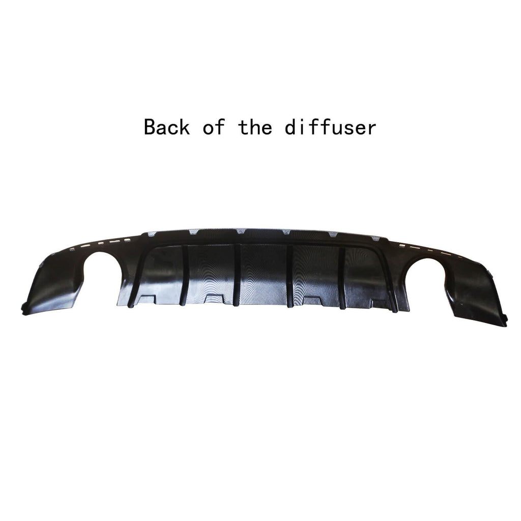 NINTE For 2015 - 2023 Chrysler 300 SRT Exhaust Shark Fins Rear Diffuser Rear Bumper Lip - NINTE