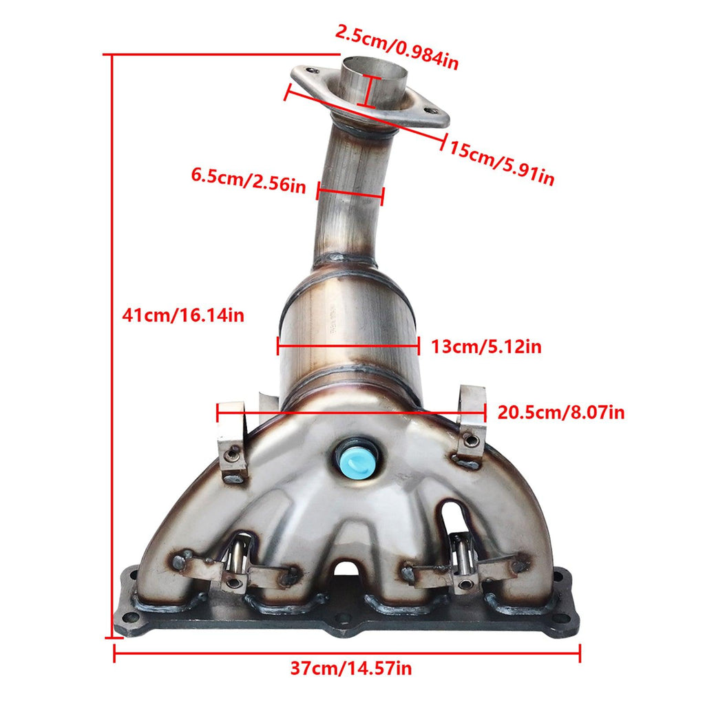 NINTE For 2007 - 2017 Catalytic Converter Jeep Compass Patriot 2.4L EPA Exhaust Manifold - NINTE