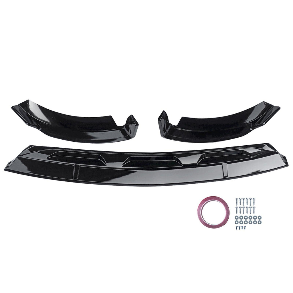 NINTE For 2020 - 2023 Mercedes - Benz GLE53 AMG GLE350 Front Bumper Lip Splitter ABS - NINTE