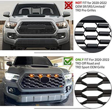 Cargar imagen en el visor de la galería, NINTE LED Grill Lights For 2020 2021 2022 Tacoma TRD Off Road & Sport OEM Grille Amber Light - NINTE