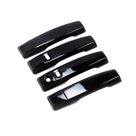 NINTE For 2016 - 2024 Nissan Titan Door Handle Covers Gloss Black Door Trim Cover With 2 Smart Keyholes ABS - NINTE