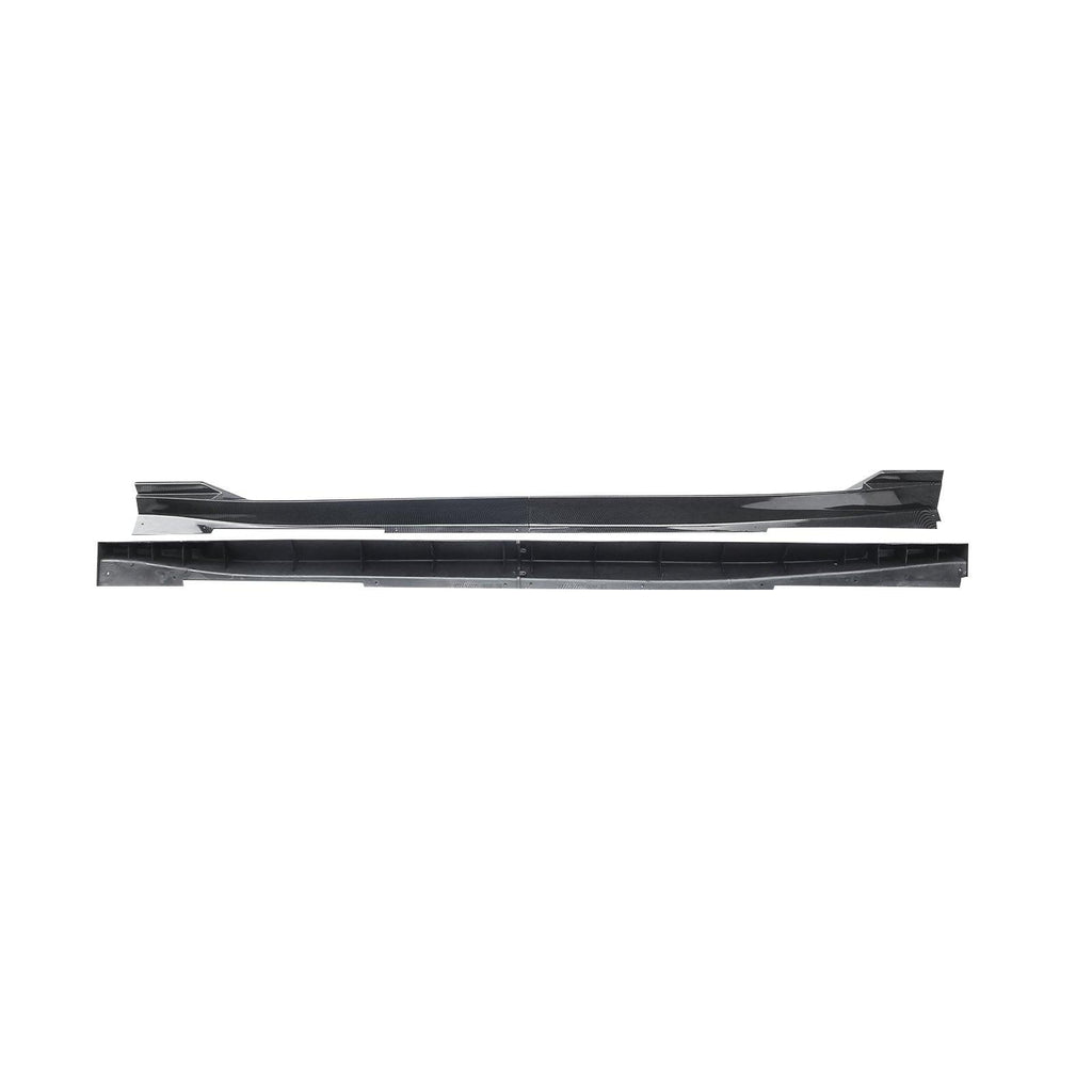 NINTE For 2014 - 2024 Infiniti Q50 JDM Style 4 PCS Side Skirts Rocker Panel Extension Lips - NINTE