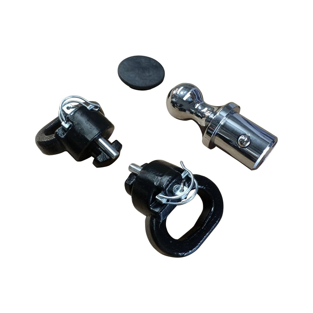 NINTE For 2013 - 2024 Dodge RAM 2500 3500 60638 Puck System 2 - 5/16" Gooseneck Hitch Kit Gooseneck Ball & Safety Chain Anchor Kit - NINTE
