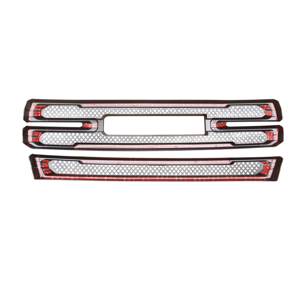 NINTE For 2019 - 2022 GMC Sierra 1500 SLT AT4 Front Mesh Grill Cover Grill Overlay Trim - NINTE