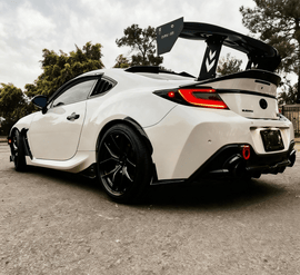 NINTE For 2022 - 2024 Subaru BRZ Toyota GR 86 GR86 Rear Diffuser Corner Splitter ABS Diffuser Matte Black - NINTE