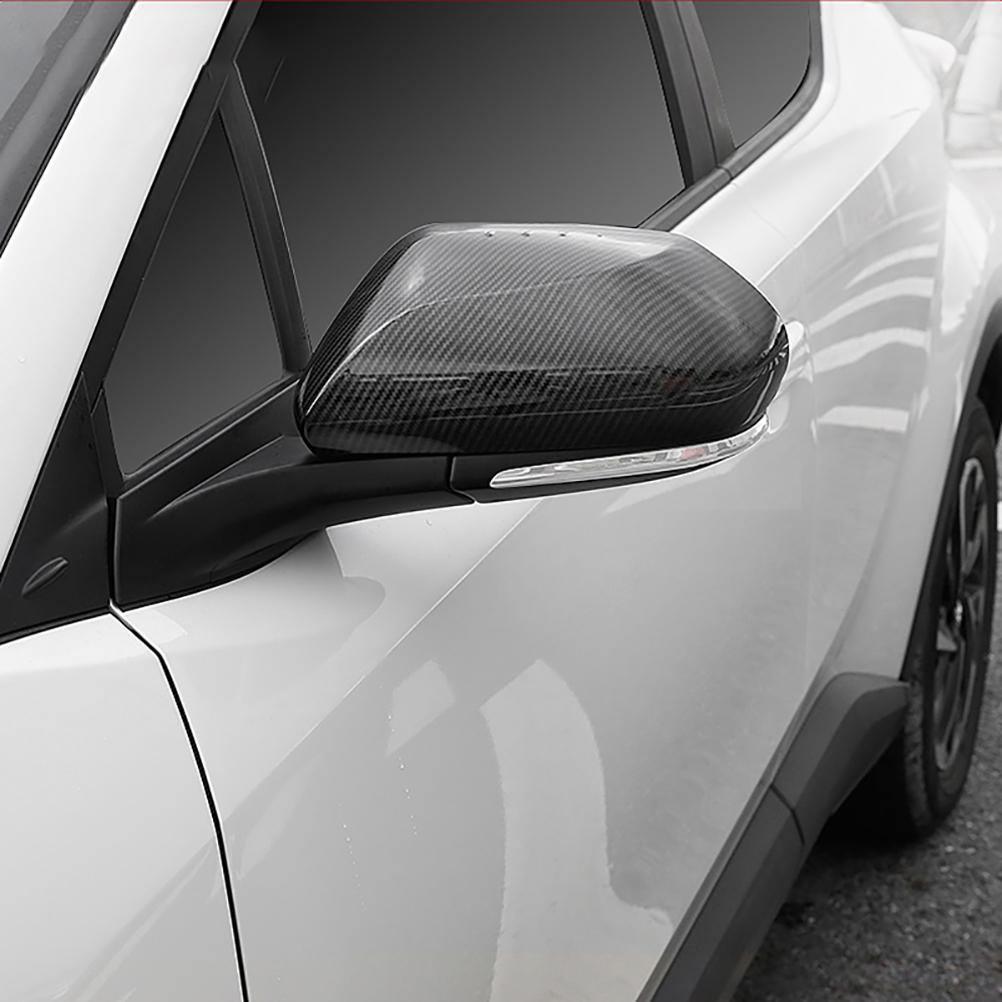 NINTE For 2016 - 2019 Toyota C - HR Rear View Side Mirror Covers Cap Exterior Trim Outside Rearview Decoration Cap Protector - NINTE
