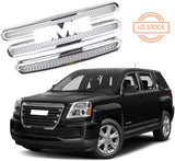 NINTE Grille Fit For GMC Terrain SLE SLT 2016 2017 Front Grille Covers 3 Bar Replacement