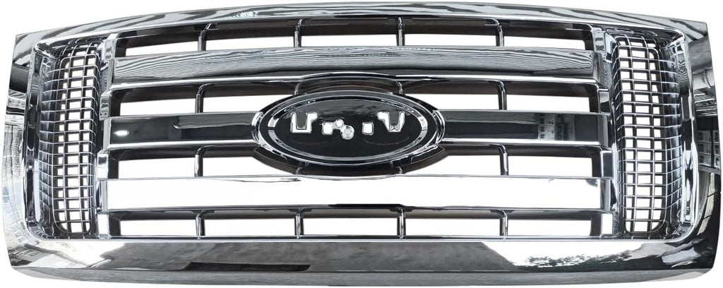 NINTE Silver Front Grille Assembly For 2009 - 2014 Ford F150 XL model Replacement - NINTE