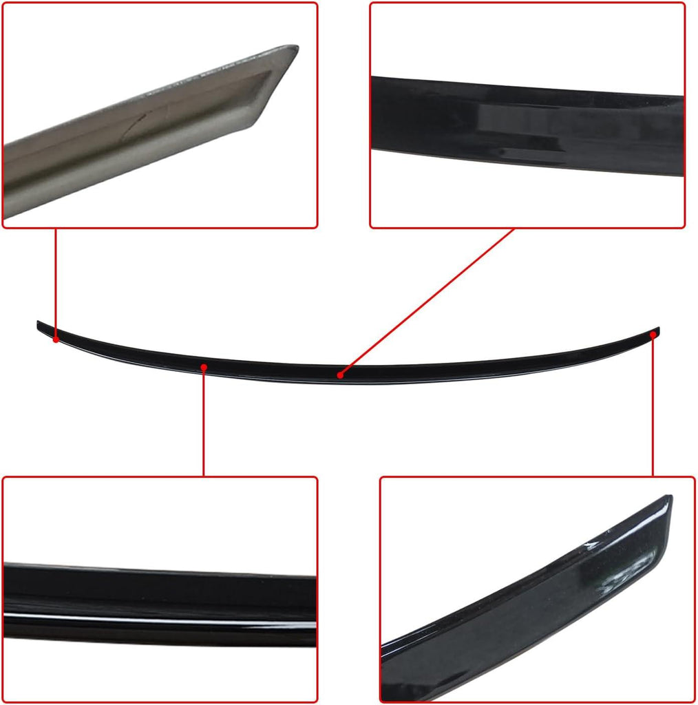 NINTE For 2013 - 2020 Audi A3 S3 RS3 Sedan 4 Door Trunk Spoiler Wing ABS Painted Accessories Exterior - NINTE