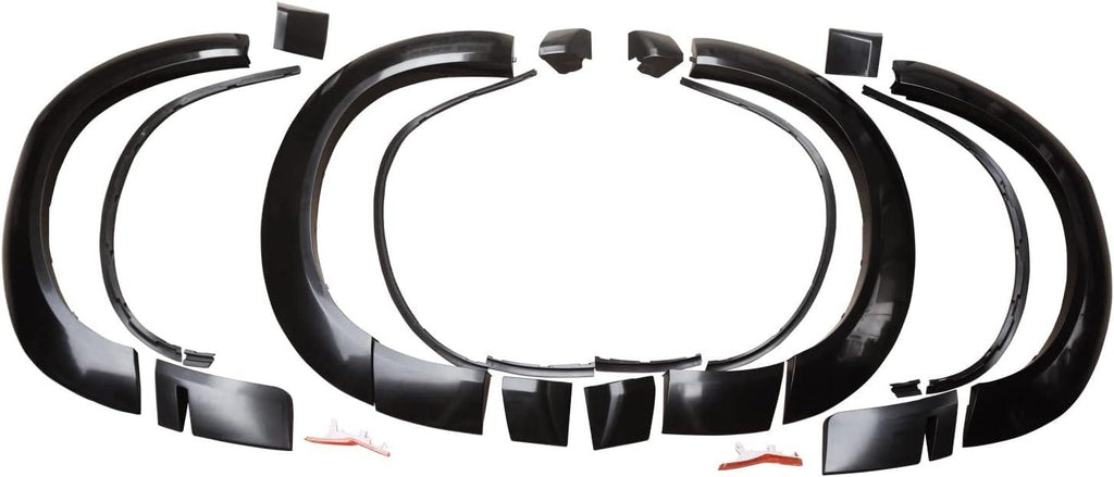 NINTE For 2015 - 2023 Dodge Challenger Base/SXT/RT/TA/GT/SRT/Scat - Pack Wheel Fender Flares DM Style Unpainted PP - NINTE