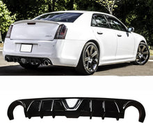 Laden Sie das Bild in den Galerie-Viewer, NINTE Rear Diffuser for 2012 - 2014 Chrysler 300 SRT with Brake Light Rear Bumper Lip - NINTE