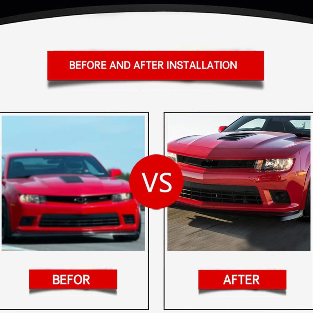 NINTE For 2013 - 2015 Chevrolet Camaro Z28 Style Front Bumper Lip Front Lip - NINTE