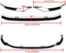 Laden Sie das Bild in den Galerie-Viewer, NINTE For 2022 - 2024 8Y Gen. Audi A3 S - Line S3 Sedan Front Lip ABS Painted Lower Bumper Splitter - NINTE