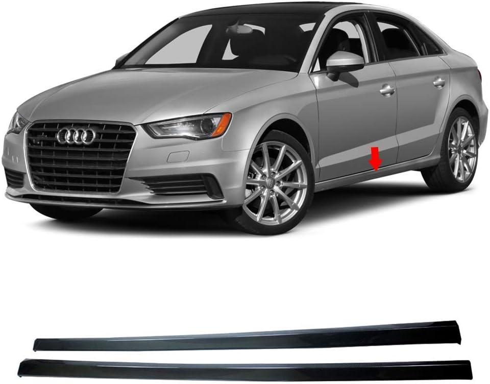 NINTE Side Skirts For 2013 - 2019 Audi A3 Sedan 4DR Side Extension Lips - NINTE