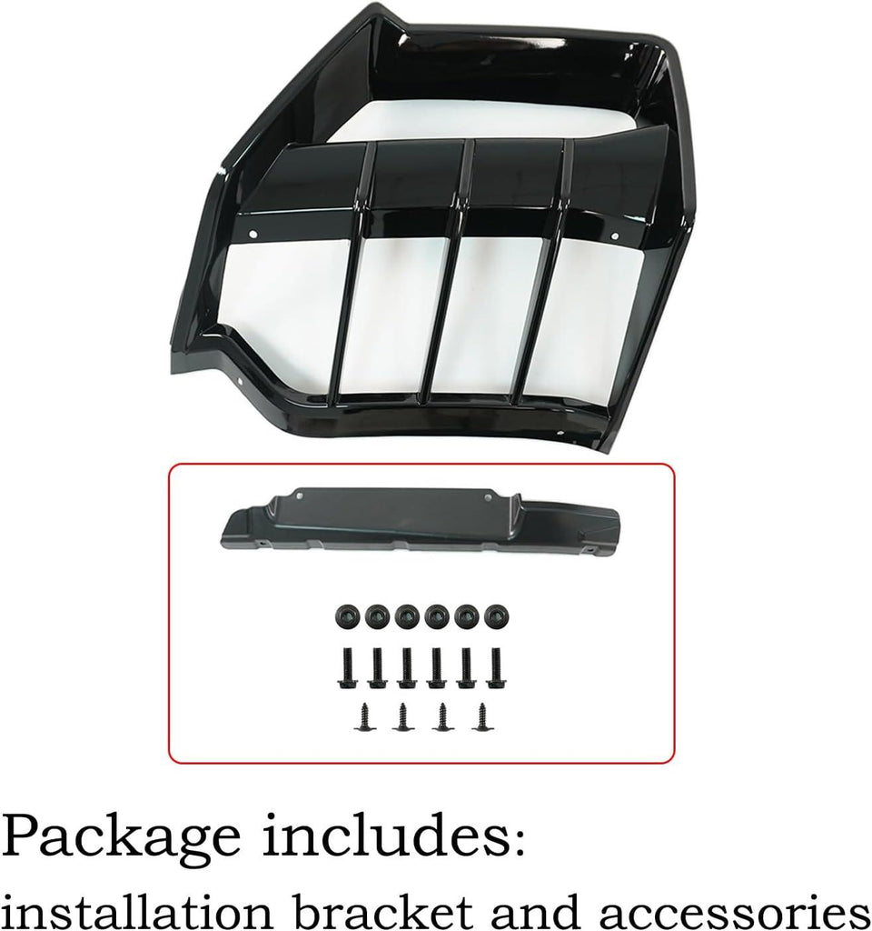 NINTE For 2020 - 2024 Corvette C8 Stingray/Z51/E - Ray Rear Diffuser Rear Lower Bumper Diffuser Lip Spoiler Splitter - NINTE