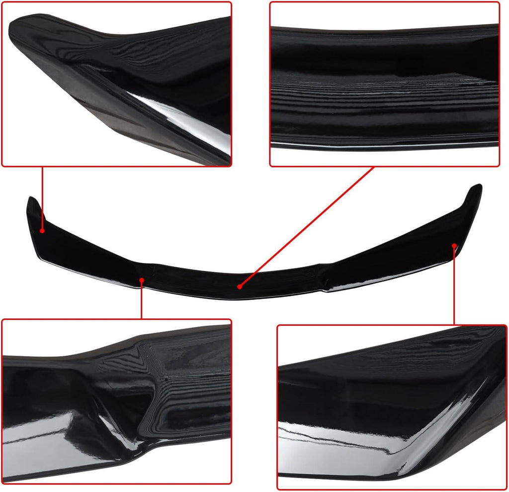NINTE for C8 Corvette Rear Spoiler Fit for 2020 - 2025 Chevy Chevrolet Corvette C8 Enhanced Style Gloss Black ABS Painted Rear Trunk Spoiler Bodykit Rear Wing - NINTE