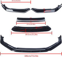 Load image into Gallery viewer, NINTE For 2021 - 2022 Honda Accord Facelift ABS 4Pcs Painted Front Lip Front Bumper Lip Splitters - NINTE