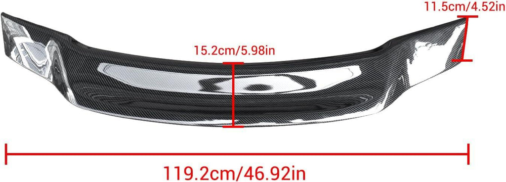NINTE for 8th Civic Rear Spoiler Fit for 2006 - 2011 Honda Civic 8th Gen Sedan Models 2006 Civic Rear Wing Rear Trunk Spoiler Splitter - NINTE