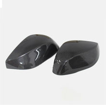 Cargar imagen en el visor de la galería, NINTE Real Carbon Fiber Mirror Caps For 2014 - 2024 Infiniti QX30 Q50S Q50 Q60 Q70 Tape - On Overlay View Mirror Covers Cap(NOT the Replacement) - NINTE