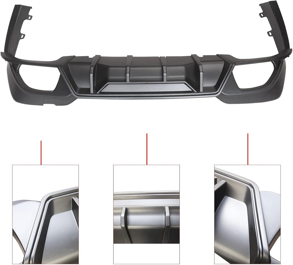 NINTE For 2019 - 2022 BMW 3 Series G20 M Sport 330i 340i 320i 330e M340i Rear Diffuser Rear Bumper Lip - NINTE