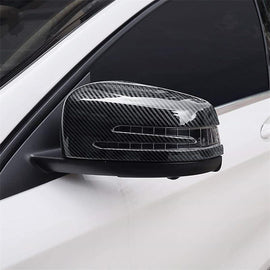 NINTE For Benz W204 C63 C250 C300 C350 W117 W176 W207 W212 W218 W212 X156 Class Mirror Covers Carbon Fiber Look ABS - NINTE