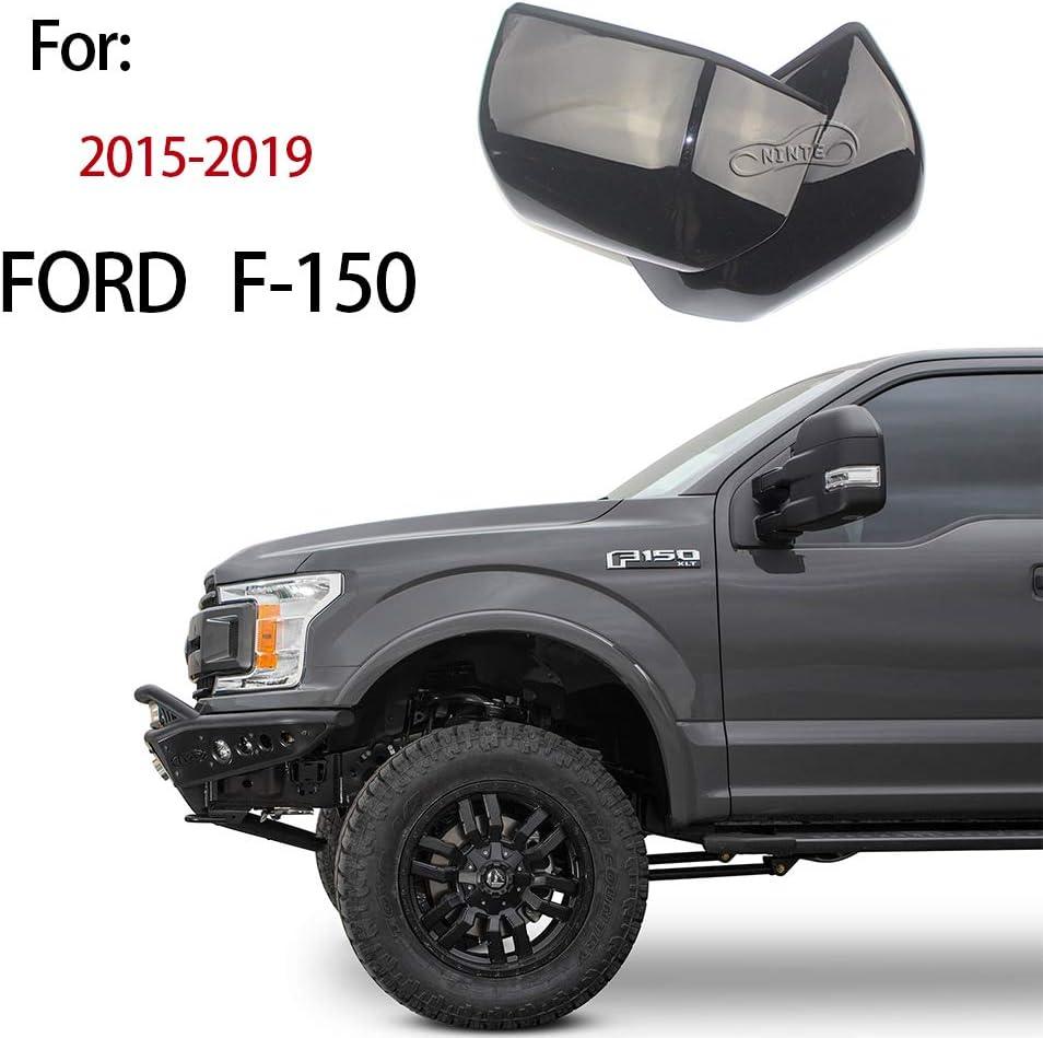 NINTE For 2015 - 2020 Ford F150 Mirror CoversNon - Tow Top Half Side Mirror Caps - NINTE