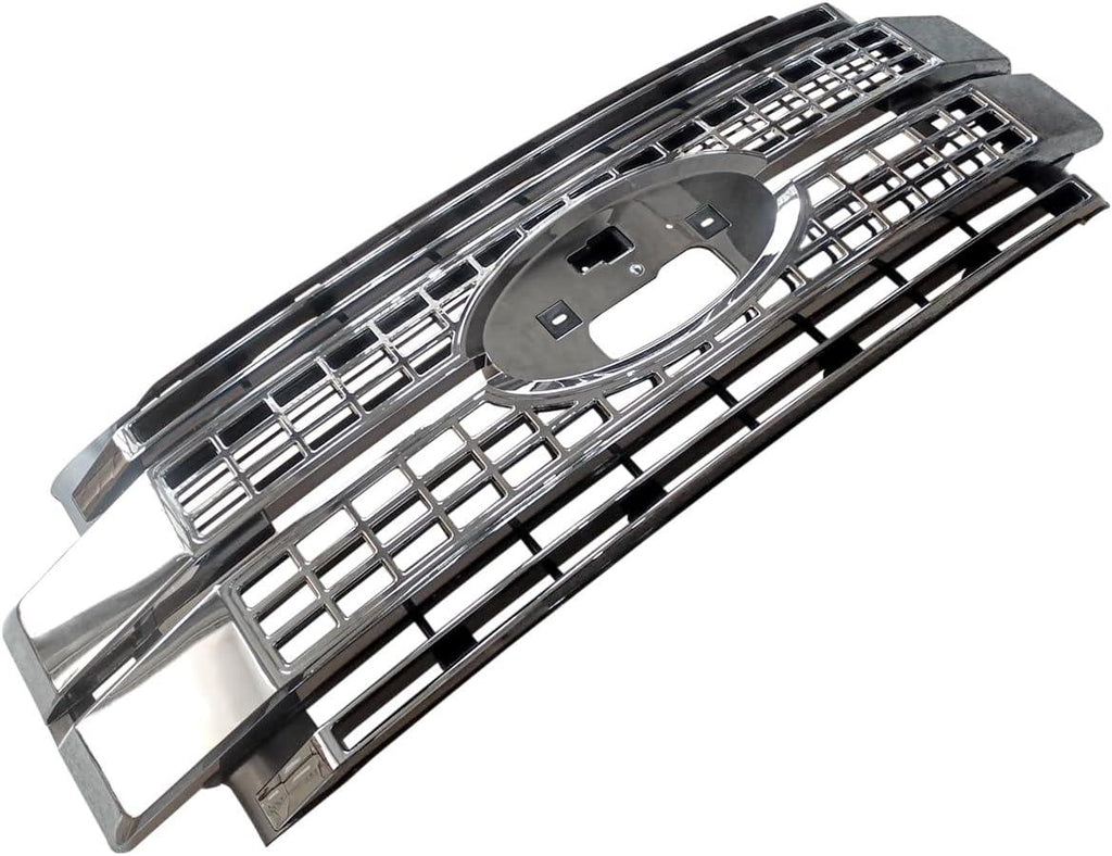 NINTE Front Bumper Grill For 2017 - 2019 Ford F250 F350 Super Duty ABS Chrome Replacement Insert Grille Car Accessories HC3Z - 8200 - CC HC3Z8200CC - NINTE