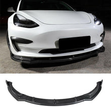 Load image into Gallery viewer, NINTE For 2017 - 2023 Tesla Model 3 Sedan Front Lip ABS 3 Pieces Front Chin Splitter - NINTE