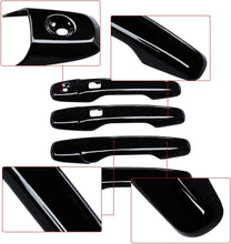 Load image into Gallery viewer, NINTE for 2011 - 2019 Ford Explorer Door Handle Cover Painted Gloss Black ABS with 2 Smart Keyholes - NINTE