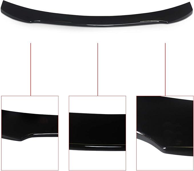 NINTE For 2014 - 2024 Infiniti Q50 PSM Style Rear Spoiler ABS Trunk Spoiler Wing Splitter - NINTE
