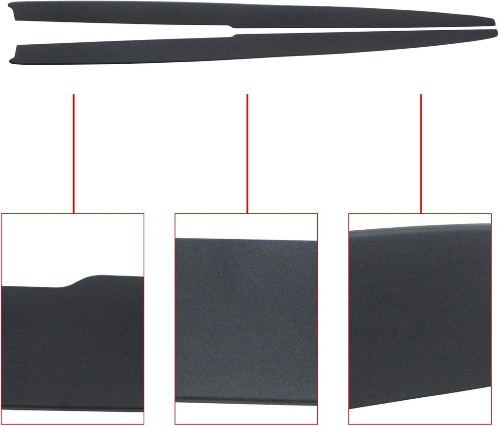 NINTE For 2011 - 2016 BMW 5 Series F10 F11 M Sport M5 ABS Side Skirts Side Extension Panel Splitter - NINTE