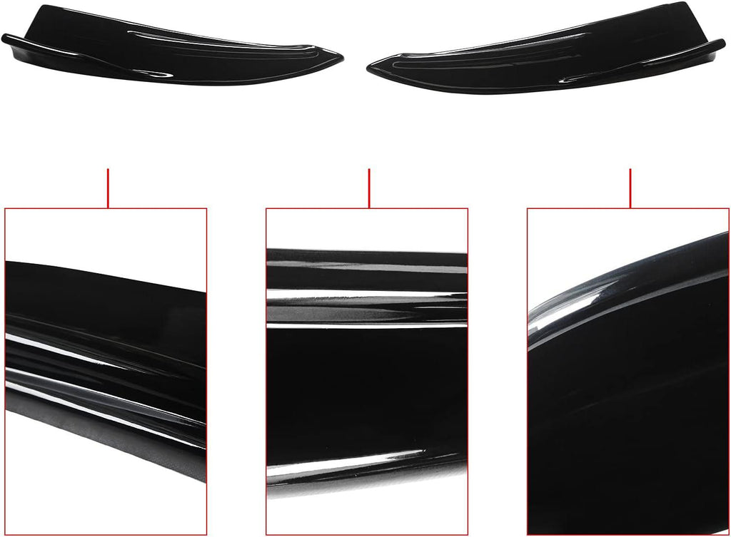 NINTE For 2014 - 2020 LEXUS IS200T IS250 IS350 IS300 JDM Rear Diffuser Rear Bumper Splitter Corner Apron Spat - NINTE