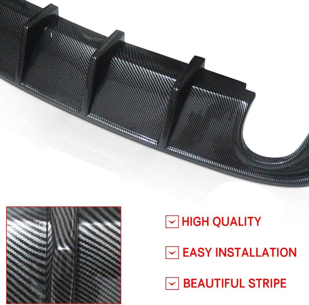 NINTE Rear Bumper For 2015 - 2018 Dodge Charger RT SE SXT GT 2015 - 2023 Charger SXT Rear Diffuser Lip - NINTE