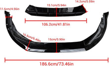 Laden Sie das Bild in den Galerie-Viewer, NINTE For 2023 - 2025 Honda 11th Accord Sedan Front Lip Front Bumper Lip Splitters - NINTE
