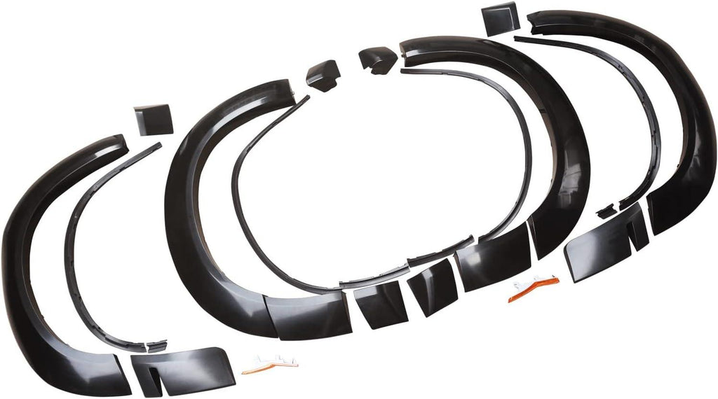 NINTE For 2015 - 2023 Dodge Challenger Base/SXT/RT/TA/GT/SRT/Scat - Pack Wheel Fender Flares DM Style Unpainted PP - NINTE
