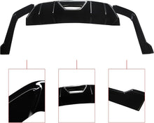 Laden Sie das Bild in den Galerie-Viewer, NINTE Rear Diffuser Fit For 2015 - 2017 Ford Mustang HN Style Rear Bumper Diffuser ABS Rear Bumper Diffuser Rear Bumper - NINTE