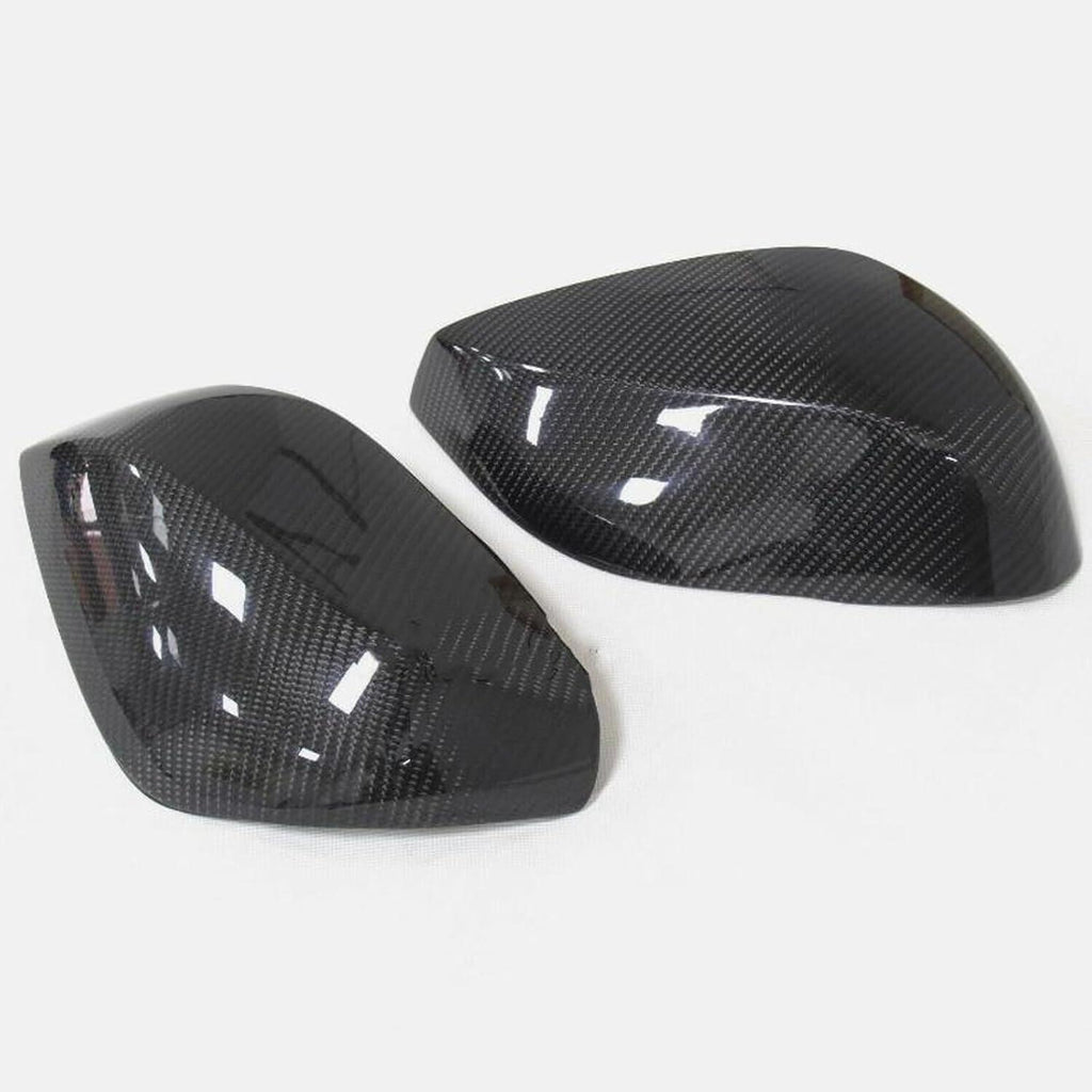 NINTE Real Carbon Fiber Mirror Caps For 2014 - 2024 Infiniti QX30 Q50S Q50 Q60 Q70 Tape - On Overlay View Mirror Covers Cap(NOT the Replacement) - NINTE
