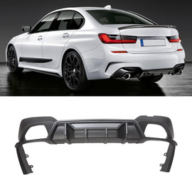 NINTE For 2019 - 2022 BMW 3 Series G20 M Sport 330i 340i 320i 330e M340i Rear Diffuser Rear Bumper Lip - NINTE