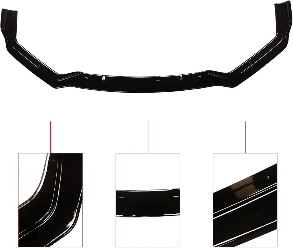 NINTE For 2018 - 2024 Infiniti Q50 Sport Front Lip Front Bumper Lip Spoiler Splitter - NINTE