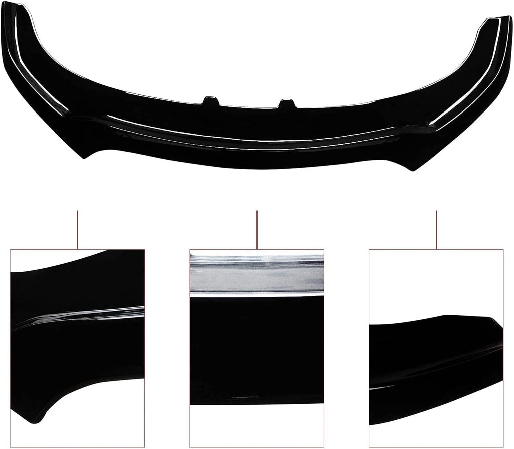 NINTE For 2020 - 2023 Dodge Charger SRT Hellcat Widebody Front Bumper Lip Splitter Double Layer Style - NINTE